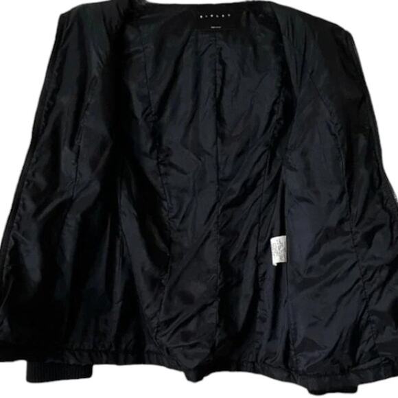 SISLEY Black Lined Jacket Made in Italy, XS - Picture 3 of 10